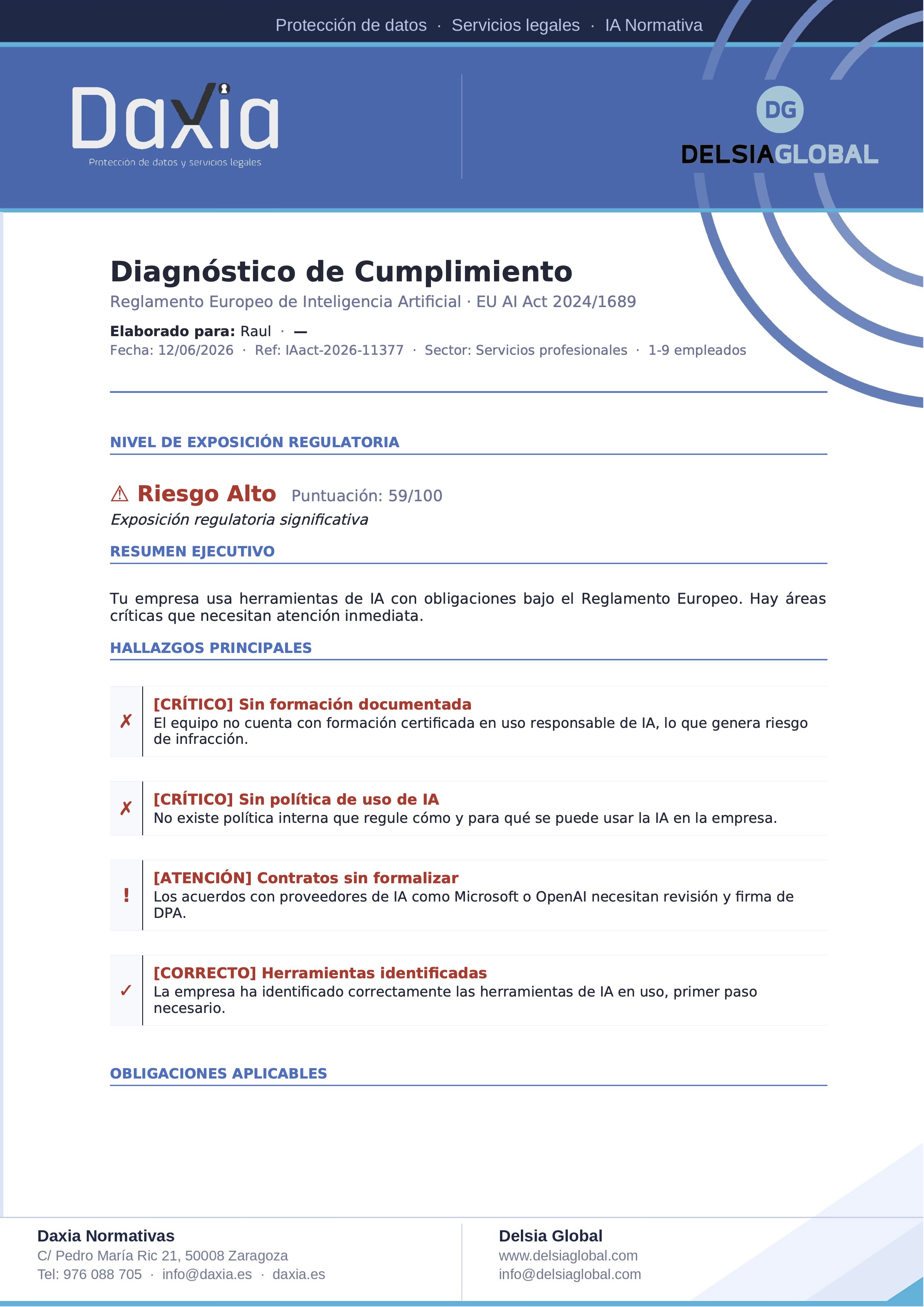 Diagnóstico IAact · Página 1